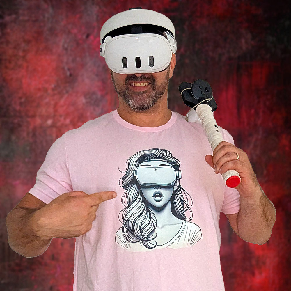 The VR Woman - Stylish VR Headset Graphic T-Shirt