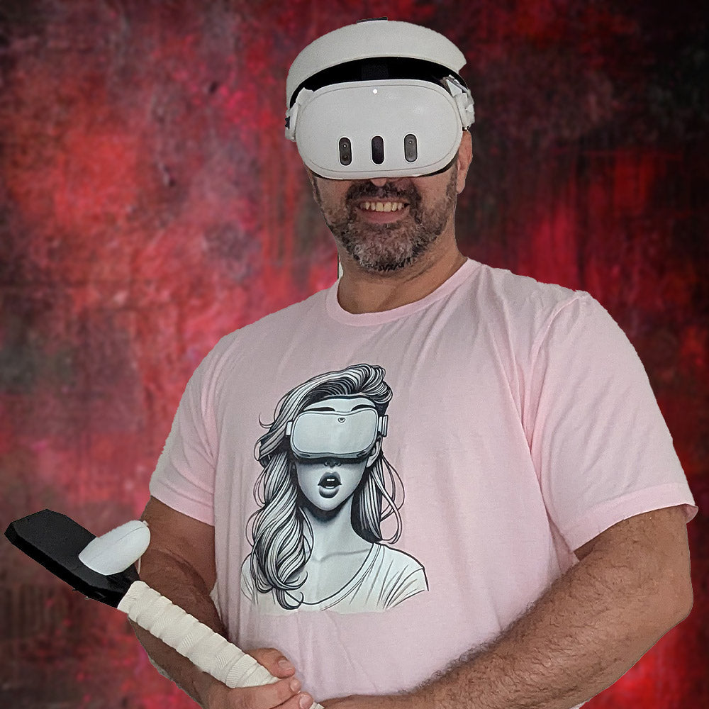 The VR Woman - Stylish VR Headset Graphic T-Shirt