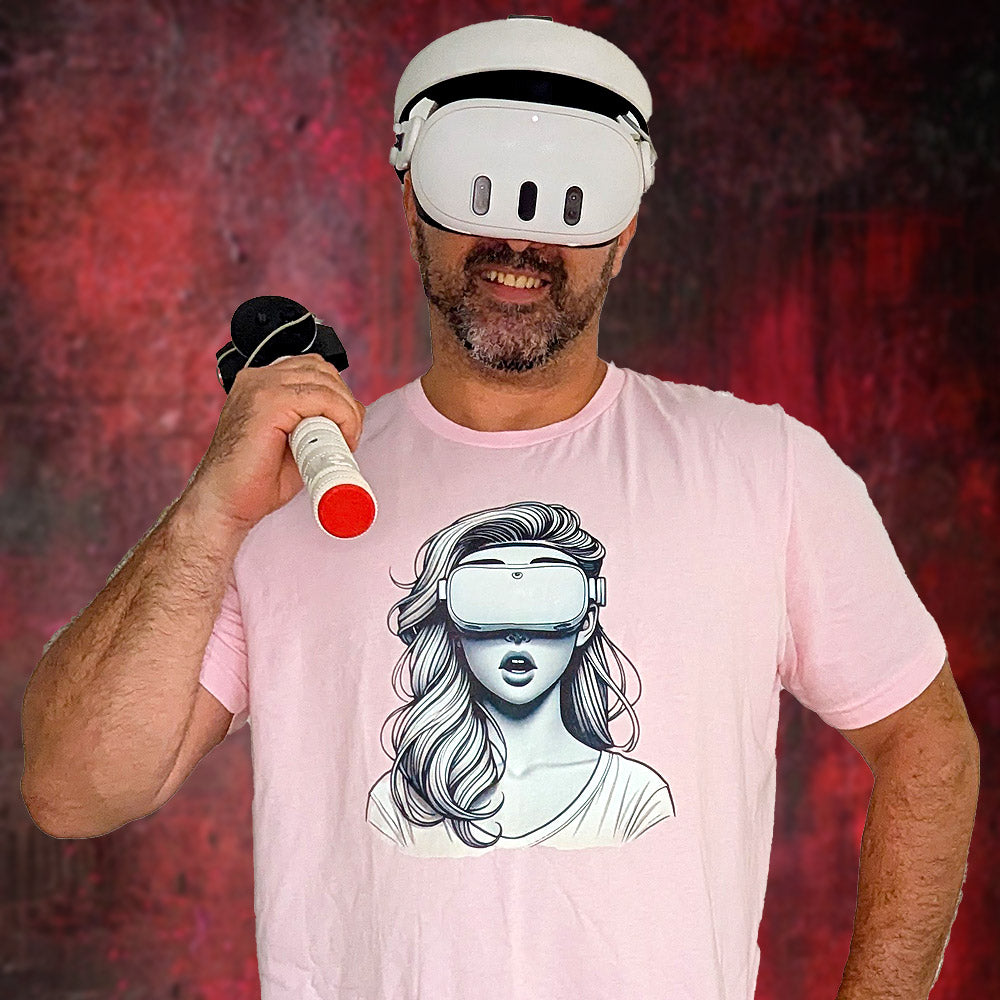 The VR Woman - Stylish VR Headset Graphic T-Shirt