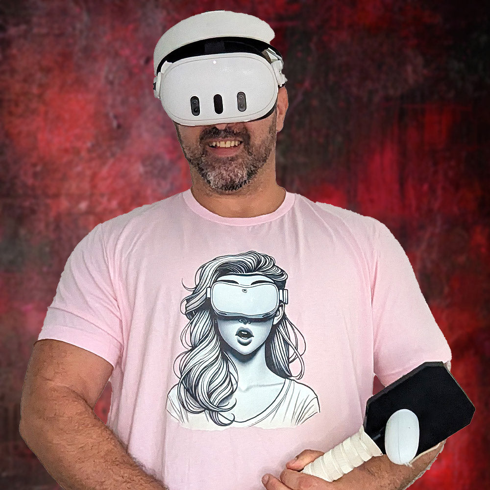 The VR Woman - Stylish VR Headset Graphic T-Shirt